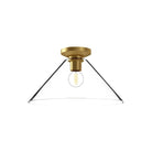 Alora Lighting - Salem Flush Mount - FM570314BGCL | Montreal Lighting & Hardware
