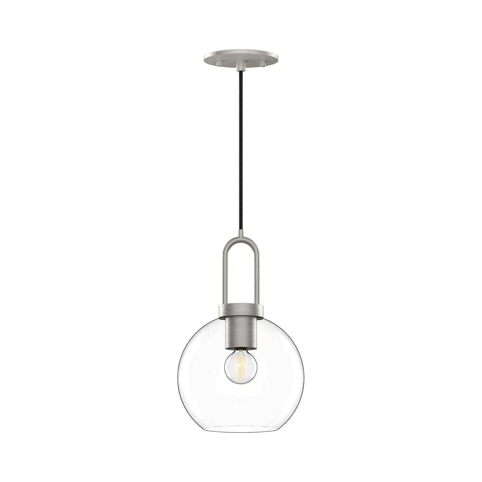 Alora Lighting - Soji Globe Pendant - PD601608BNCL | Montreal Lighting & Hardware