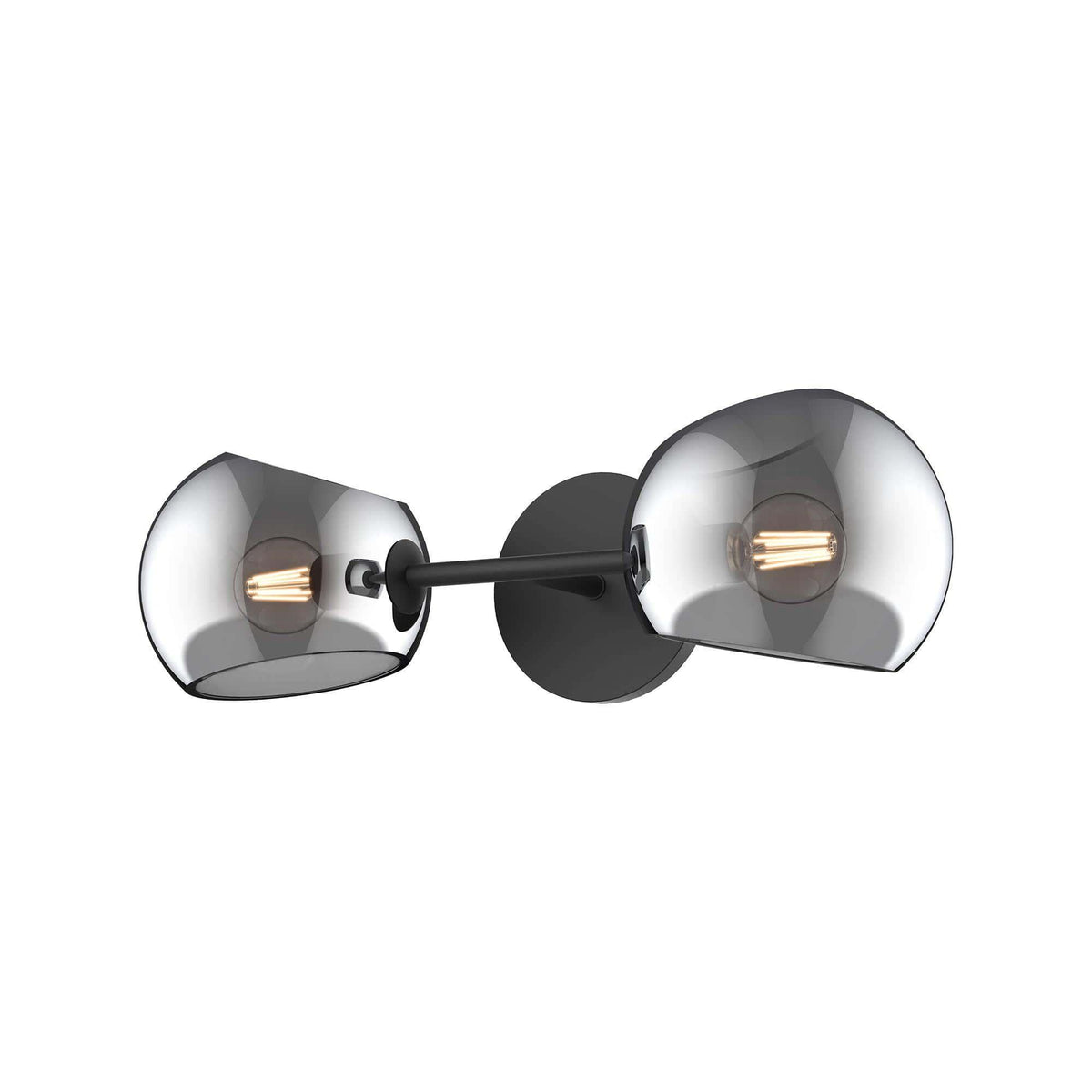 Alora Lighting - Willow Double Wall Sconce - WV548217MBSM | Montreal Lighting & Hardware