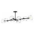 Alora Lighting - Willow Linear Pendant - LP548848MBCL | Montreal Lighting & Hardware
