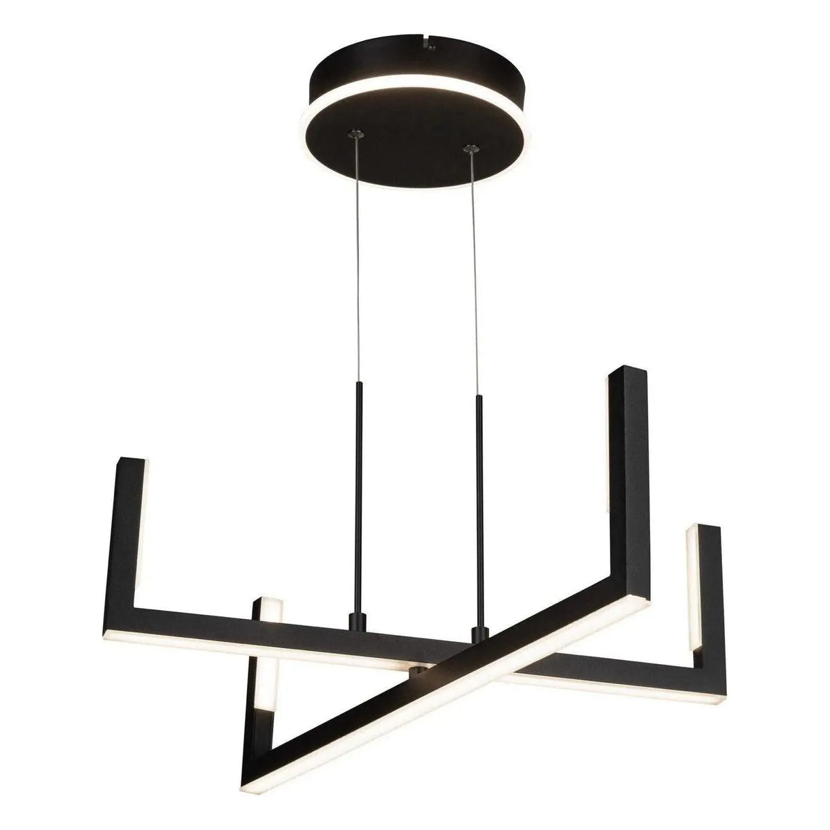 Artcraft Lighting - Silicon Valley LED Chandelier - AC6774BK | Montreal Lighting & Hardware