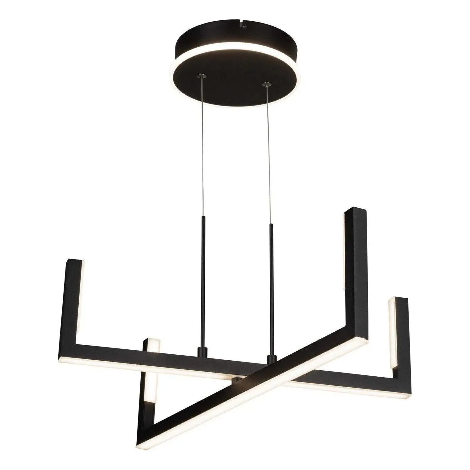 Artcraft Lighting - Silicon Valley LED Chandelier - AC6774BK | Montreal Lighting & Hardware