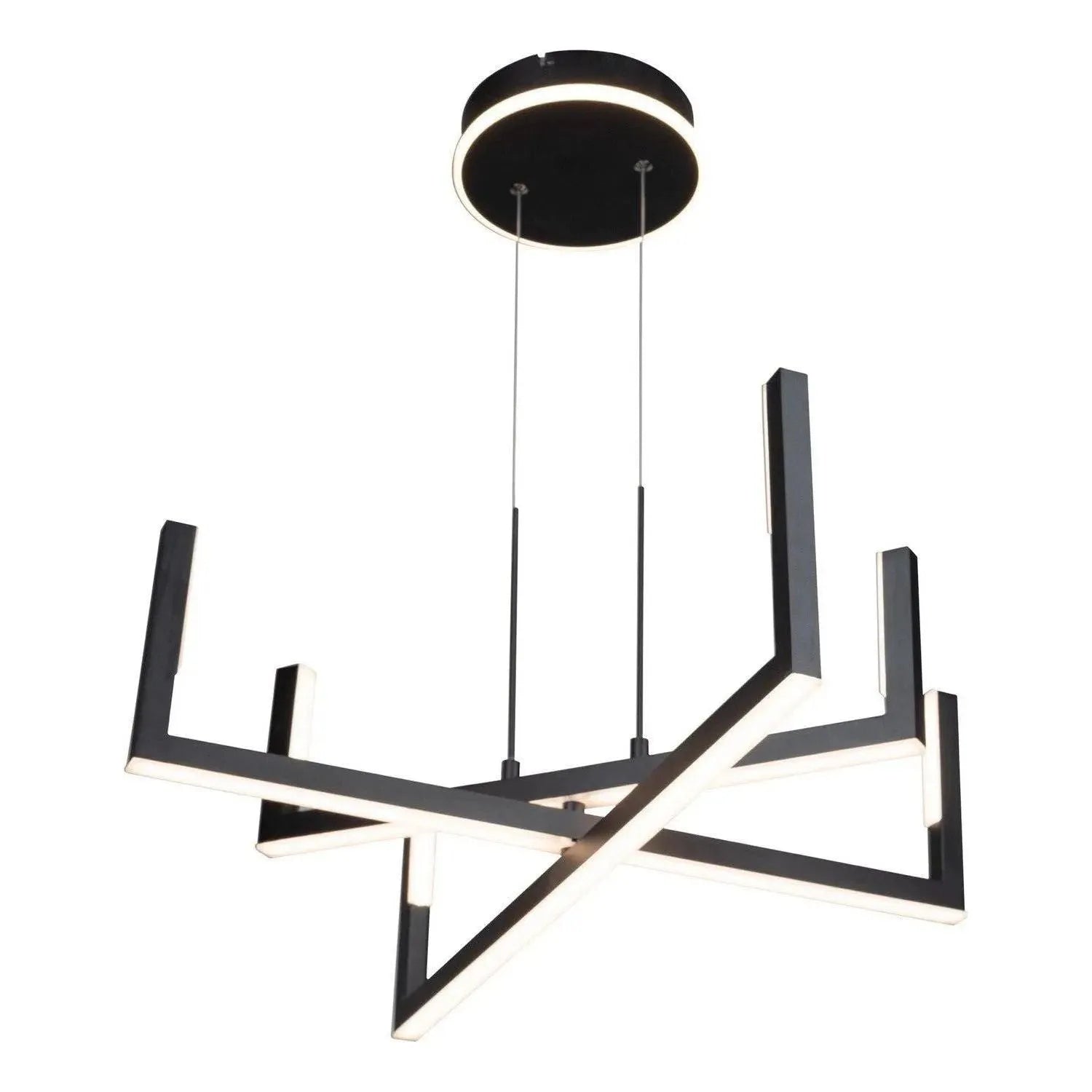 Artcraft Lighting - Silicon Valley LED Chandelier - AC6776BK | Montreal Lighting & Hardware