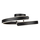 Artcraft Lighting - Sirius LED Semi-Flush Mount - AC7618BK | Montreal Lighting & Hardware