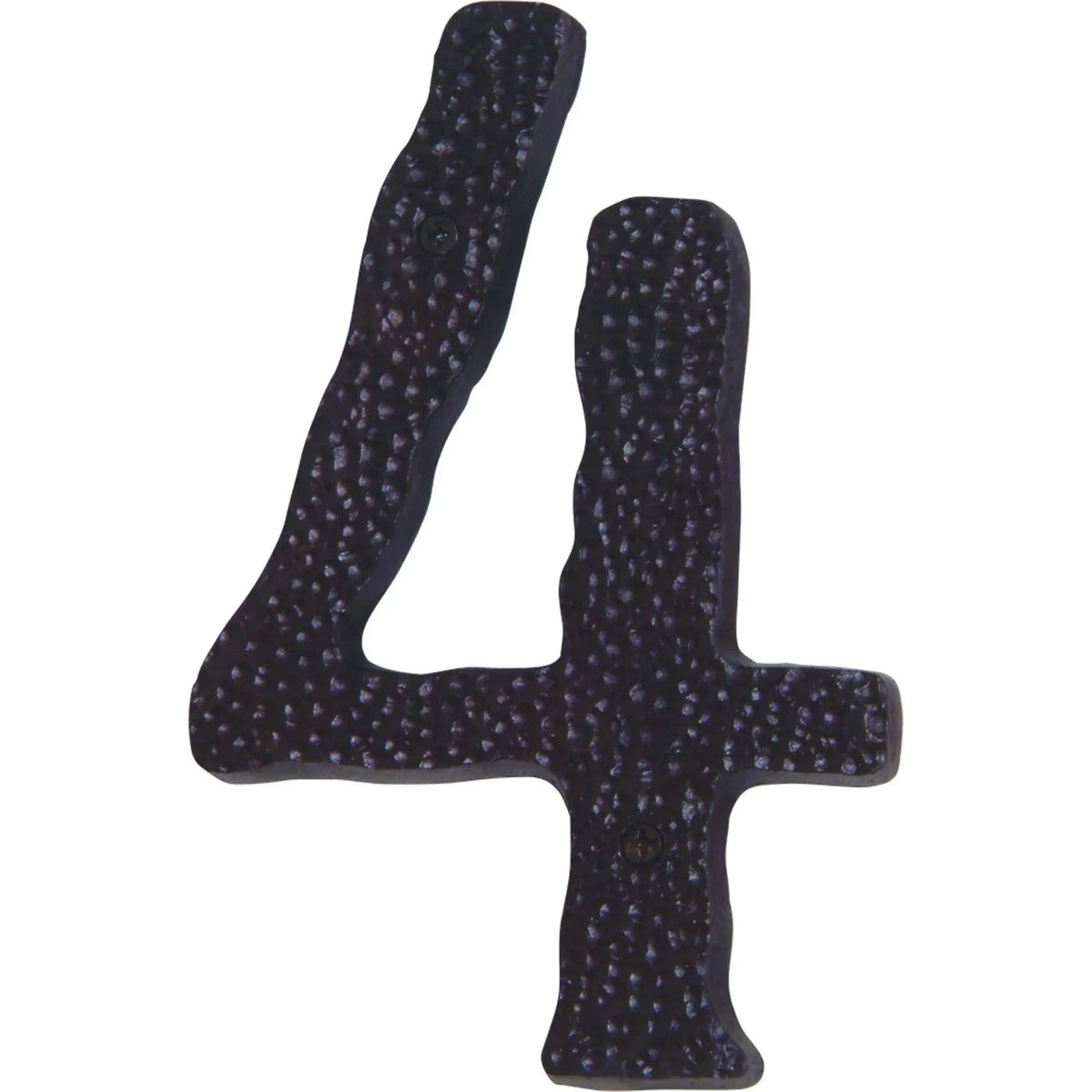 Atlas Homewares - Jagged Hammered House Numbers - HN4L-O | Montreal Lighting & Hardware