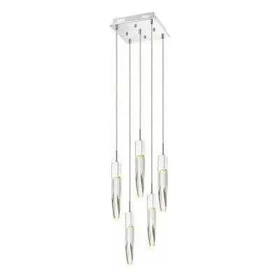 Avenue Lighting - Aspen 5 Multi Pendant - HF1900-5-AP-CH-C | Montreal Lighting & Hardware