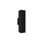 Avenue Lighting - Avenue Double Outdoor LED Wall Mount - AV9893-BLK | Montreal Lighting & Hardware