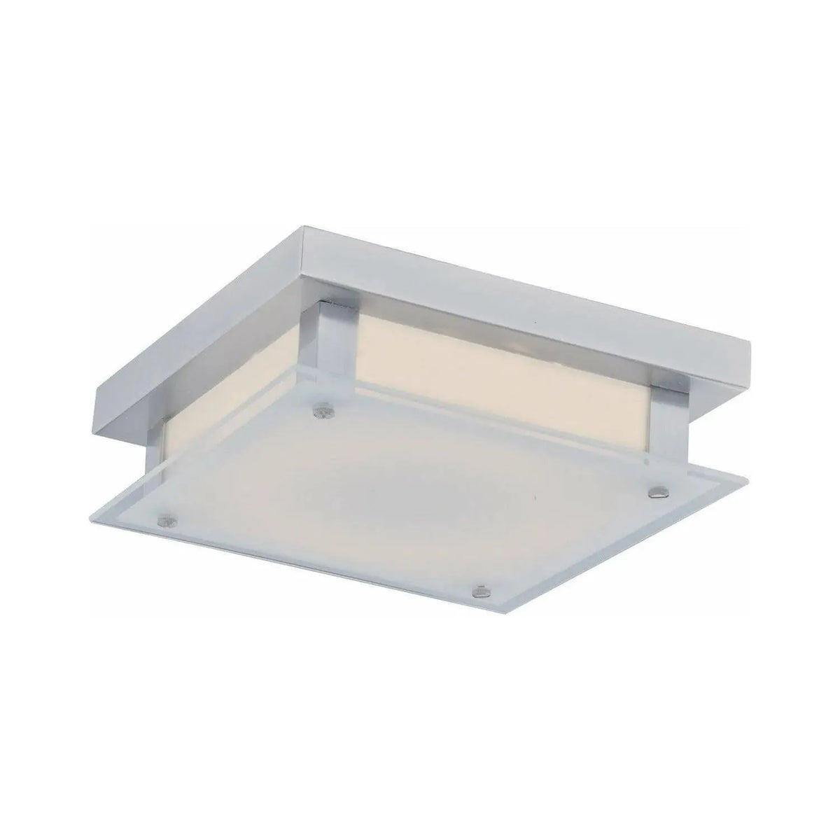 Avenue Lighting - Cermack St. Square Diffuser LED Flush Mount - HF1104-CH | Montreal Lighting & Hardware