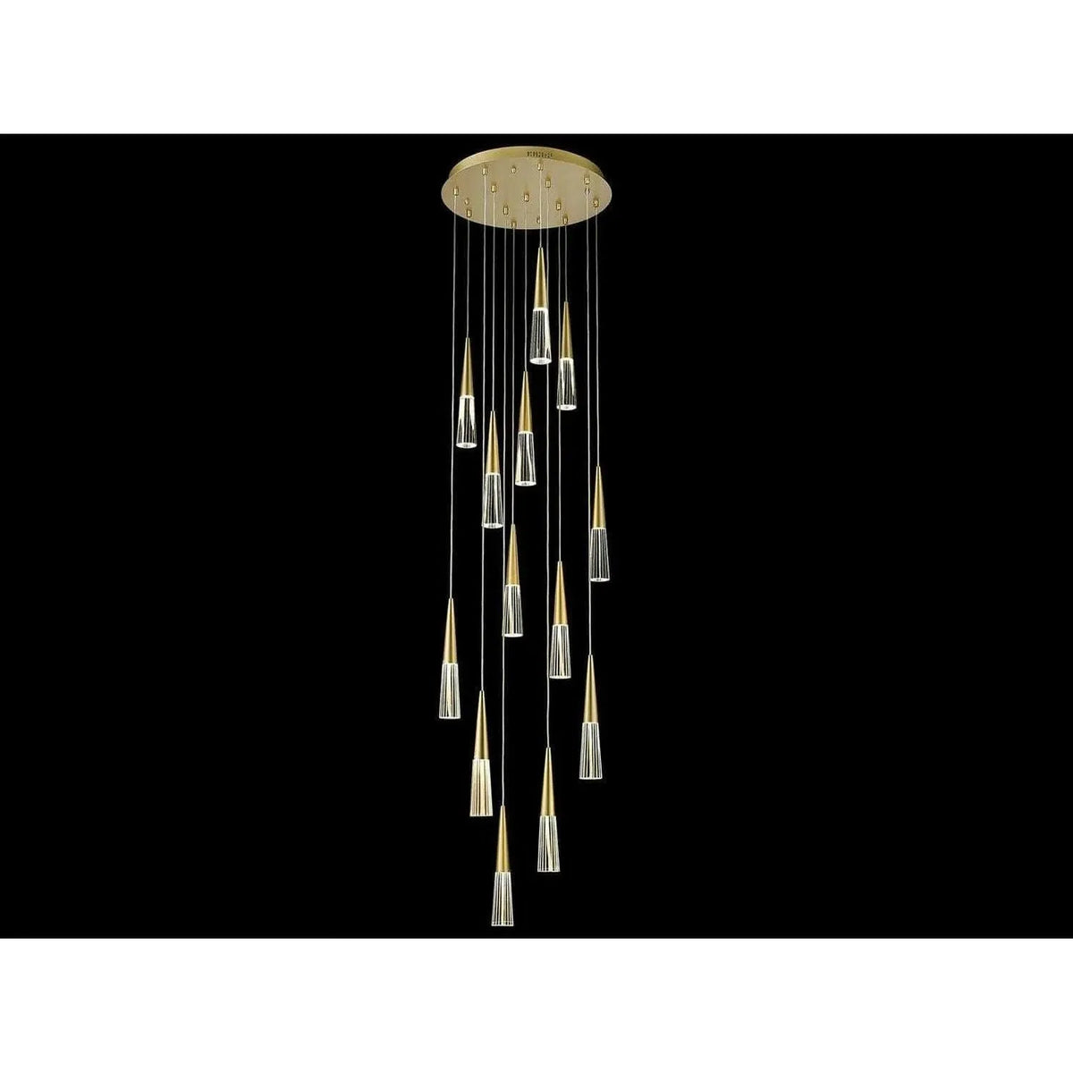 Avenue Lighting - Encino Ave. Multi-Light Pendant - HF7713-BB | Montreal Lighting & Hardware