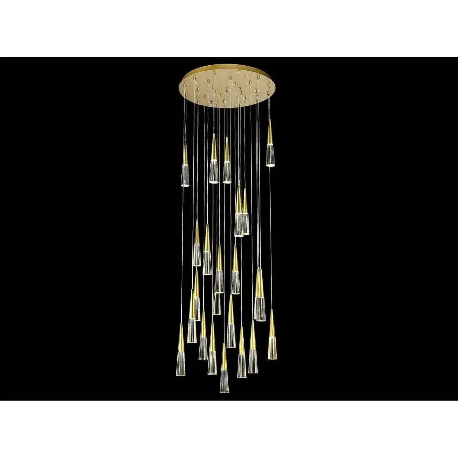 Avenue Lighting - Encino Ave. Multi-Light Pendant - HF7725-BB | Montreal Lighting & Hardware