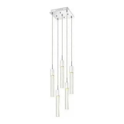 Avenue Lighting - Glacier 5 Pendant - HF1900-5-GL-CH-C | Montreal Lighting & Hardware