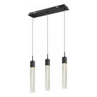Avenue Lighting - Glacier Linear Multi Pendant - HF1900-3-GL-BK | Montreal Lighting & Hardware