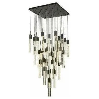 Avenue Lighting - Glacier Multi Pendant - HF1903-41-GL-BK | Montreal Lighting & Hardware
