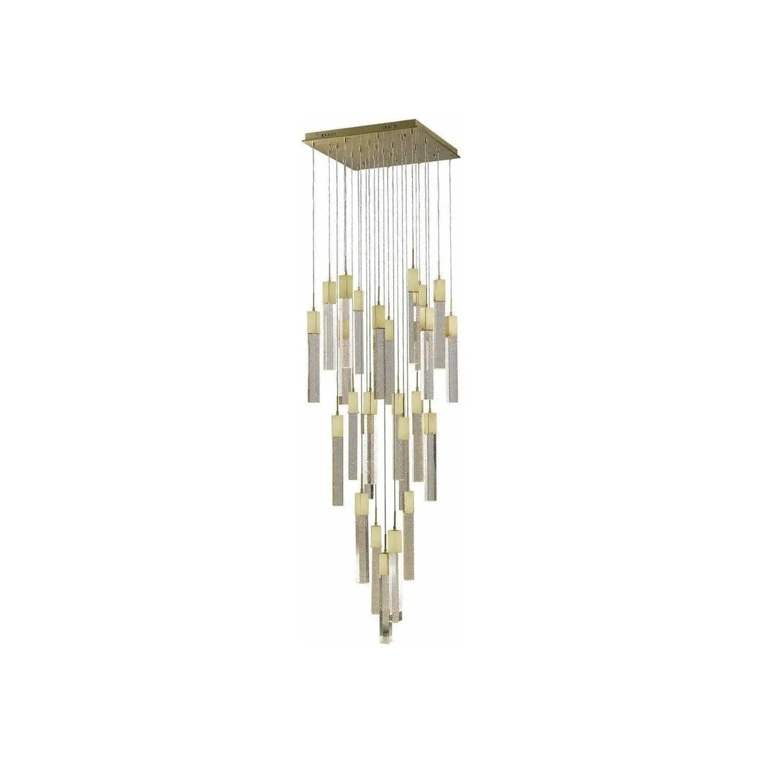Avenue Lighting - Glacier Multi Pendant - HF1904-25-GL-BB | Montreal Lighting & Hardware