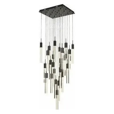 Avenue Lighting - Glacier Multi Pendant - HF1904-25-GL-BK-C | Montreal Lighting & Hardware