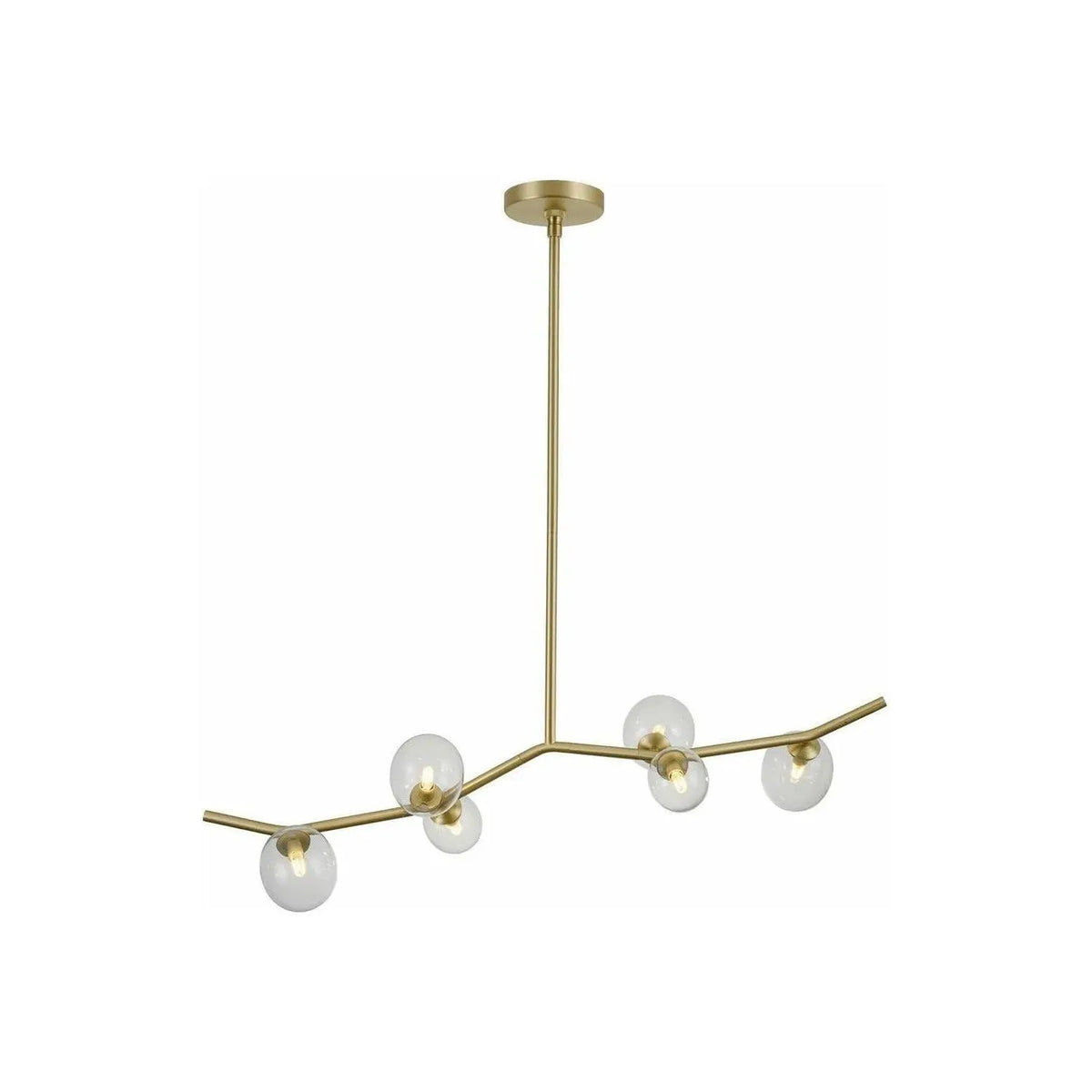 Avenue Lighting - Hampton Linear Chandelier - HF4806-CLR | Montreal Lighting & Hardware