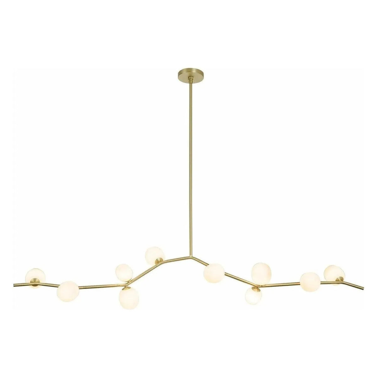 Avenue Lighting - Hampton Linear Chandelier - HF4810-WHT | Montreal Lighting & Hardware
