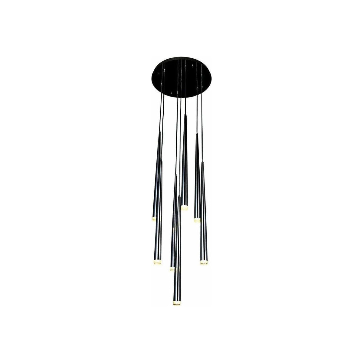 Avenue Lighting - Highland Ave. Mutli Pendant - HF2107-BLK | Montreal Lighting & Hardware
