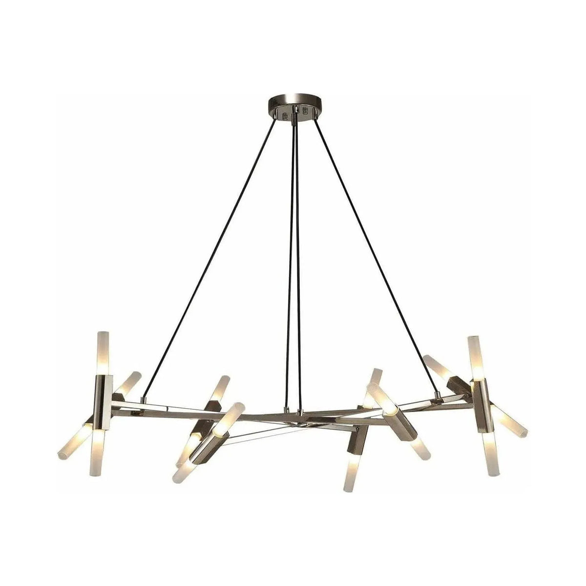 Avenue Lighting - Manhattan Ave. Linear Chandelier - HF6016-PN | Montreal Lighting & Hardware