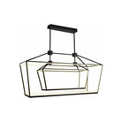 Avenue Lighting - Park Ave. Double Linear Chandelier - HF9413-BLK | Montreal Lighting & Hardware