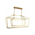 Avenue Lighting - Park Ave. Double Linear Chandelier - HF9413-GLD | Montreal Lighting & Hardware