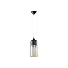 Avenue Lighting - Robertson Blvd. Cylinder Pendant - HF9112-BKBZ | Montreal Lighting & Hardware