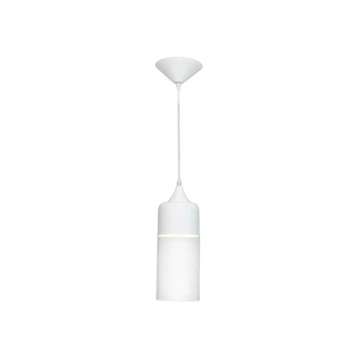 Avenue Lighting - Robertson Blvd. Cylinder Pendant - HF9112-WHT | Montreal Lighting & Hardware