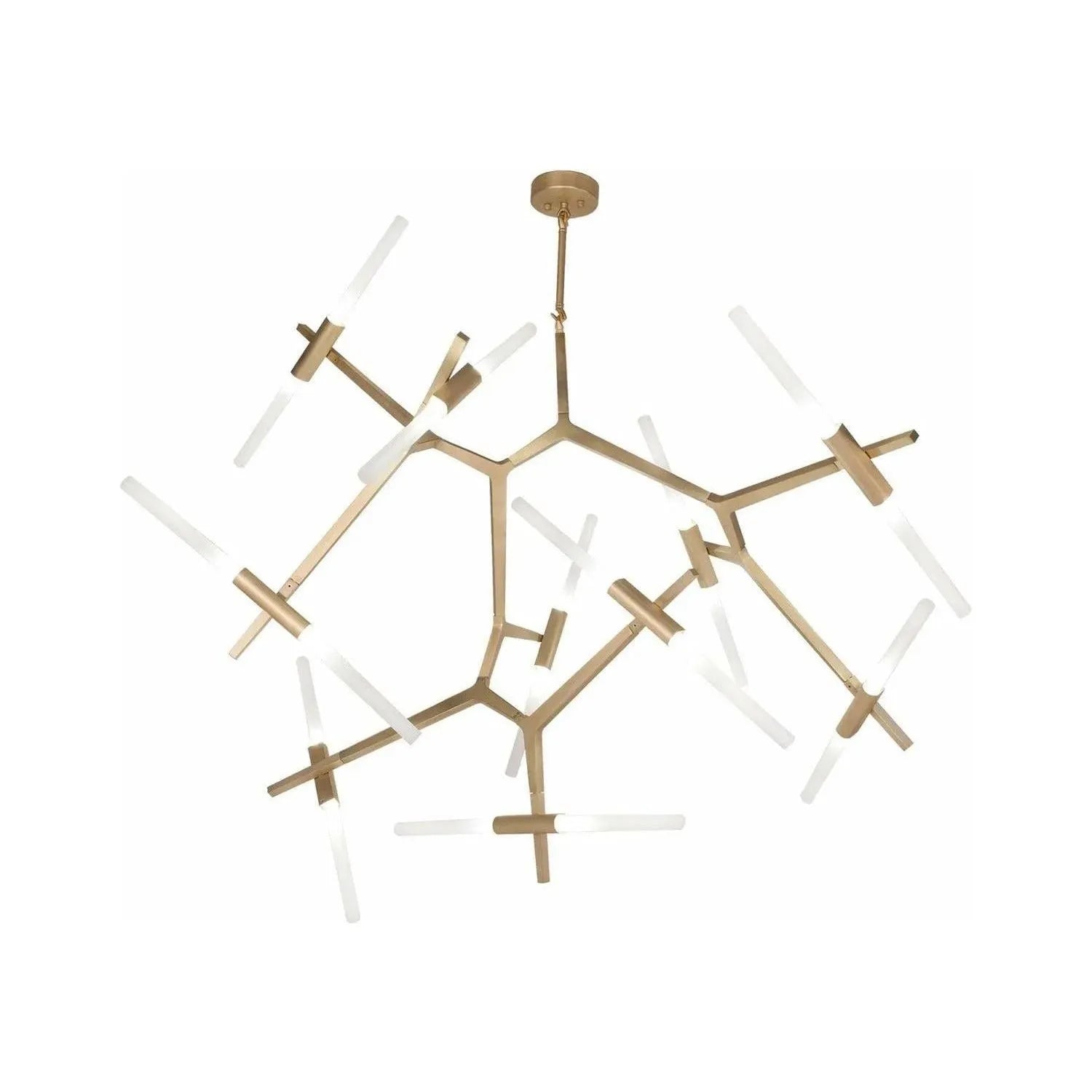 Avenue Lighting - San Vicente Vertical Chandelier - HF8061-20-BB | Montreal Lighting & Hardware