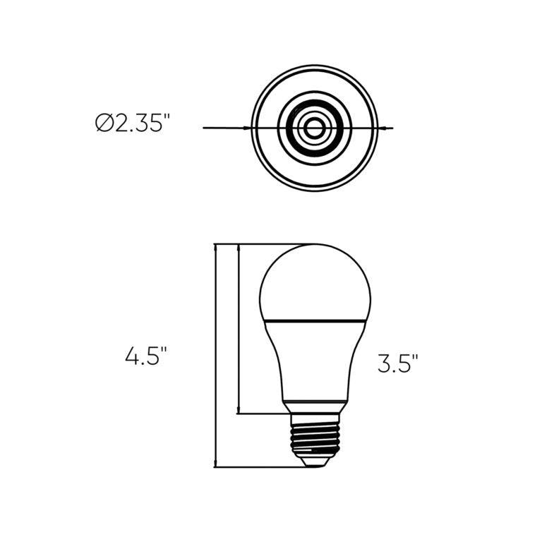 Dals Lighting - Smart A19 RGB+CCT Light Bulb - SM-BLBA19 | Montreal Lighting & Hardware