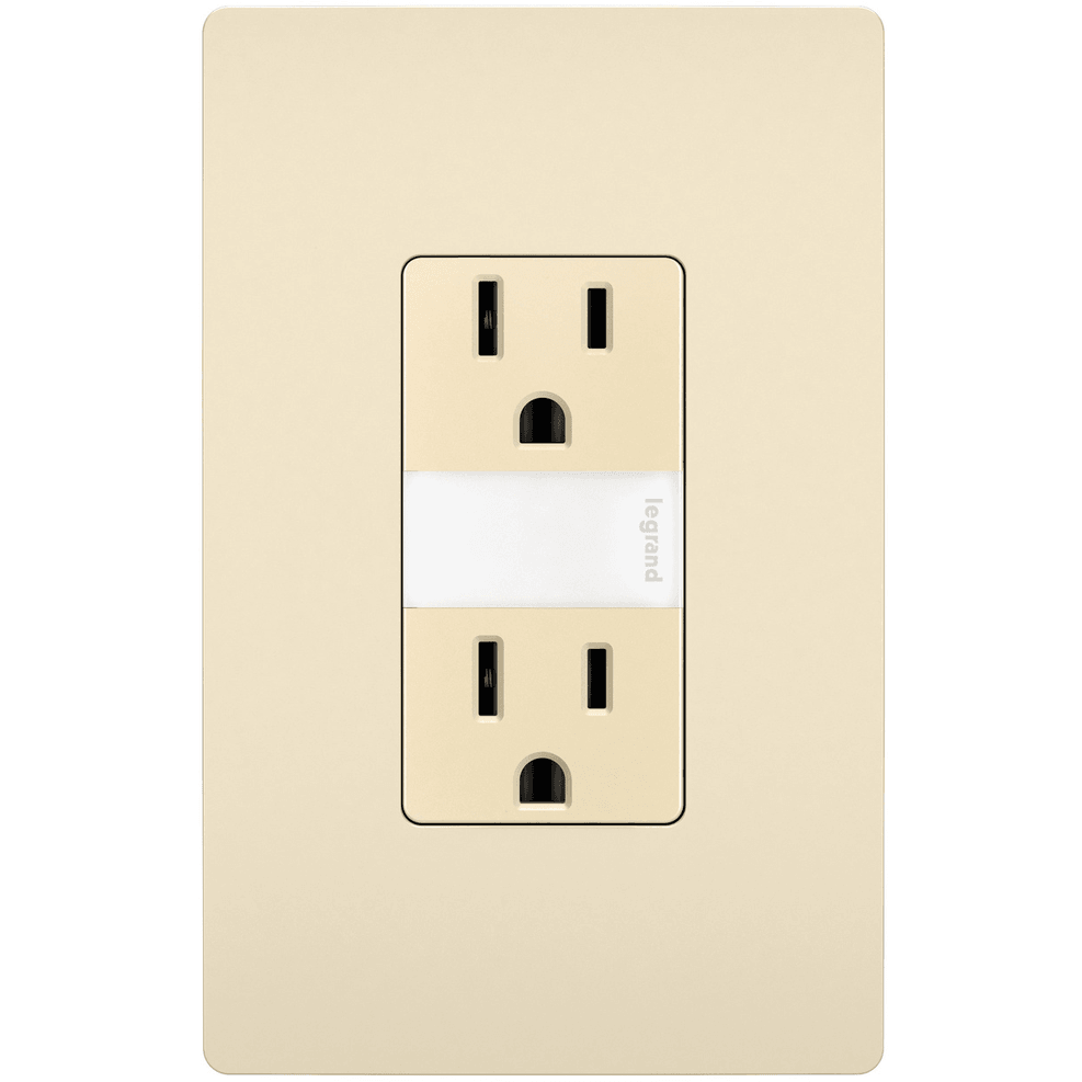 Legrand Radiant - radiant® 15A Tamper Resistant Outlet with Night Light - NTL885TRLACC6 | Montreal Lighting & Hardware