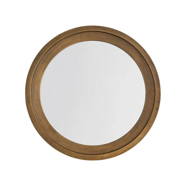 32" Round Sand-Cast Aluminum Mirror