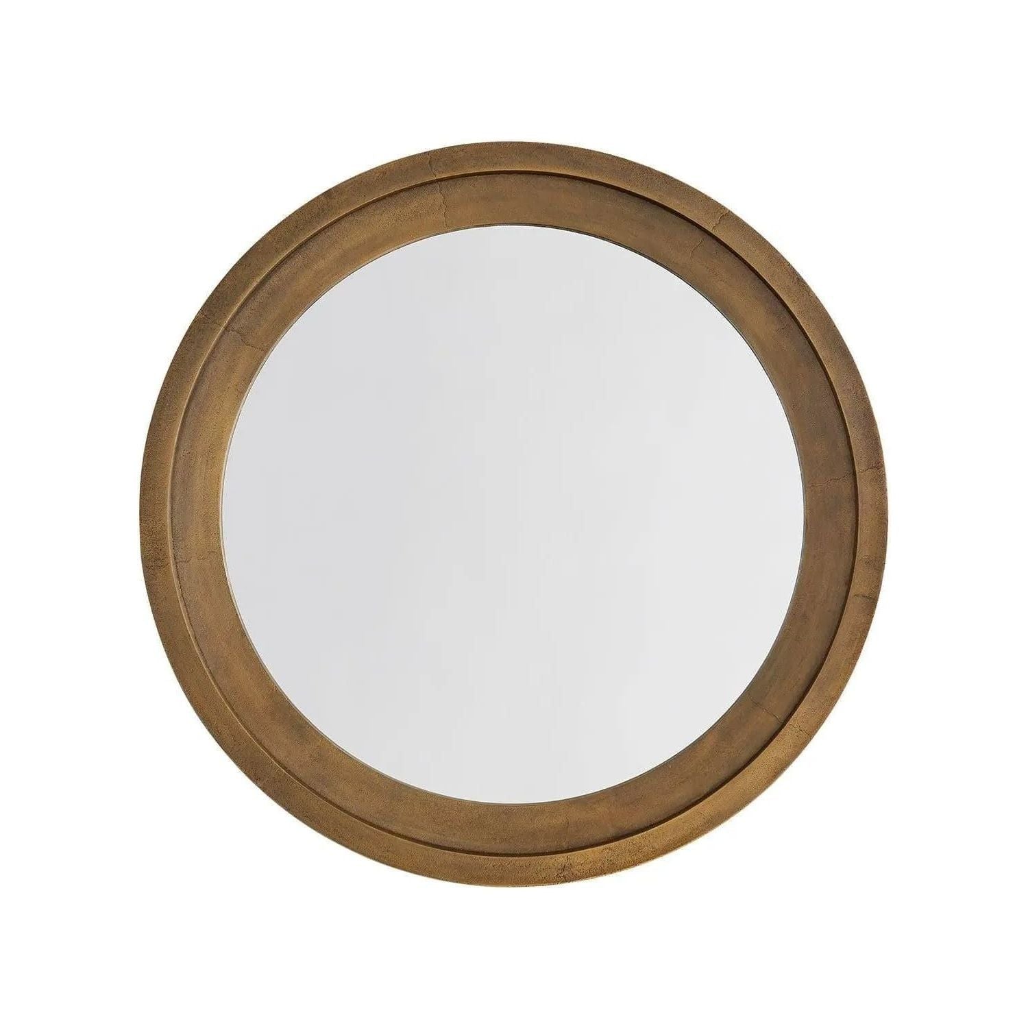 Capital Lighting Fixture Company - 32" Round Sand-Cast Aluminum Mirror - 740704MM | Montreal Lighting & Hardware