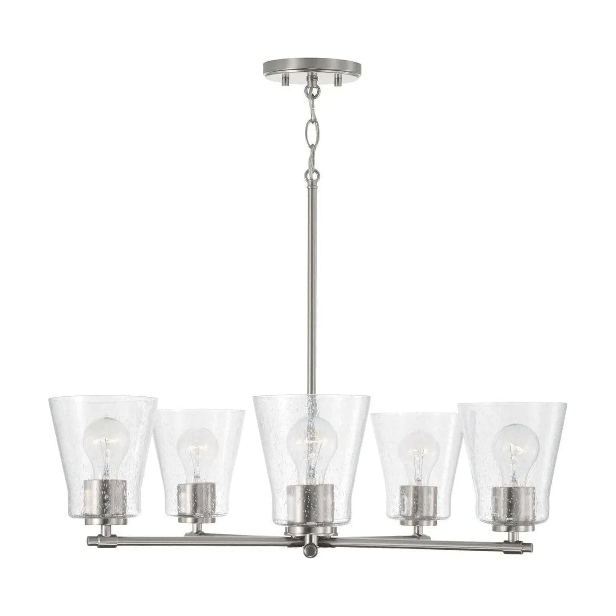 Capital Lighting Fixture Company - Baker Chandelier - 446951BN-533 | Montreal Lighting & Hardware