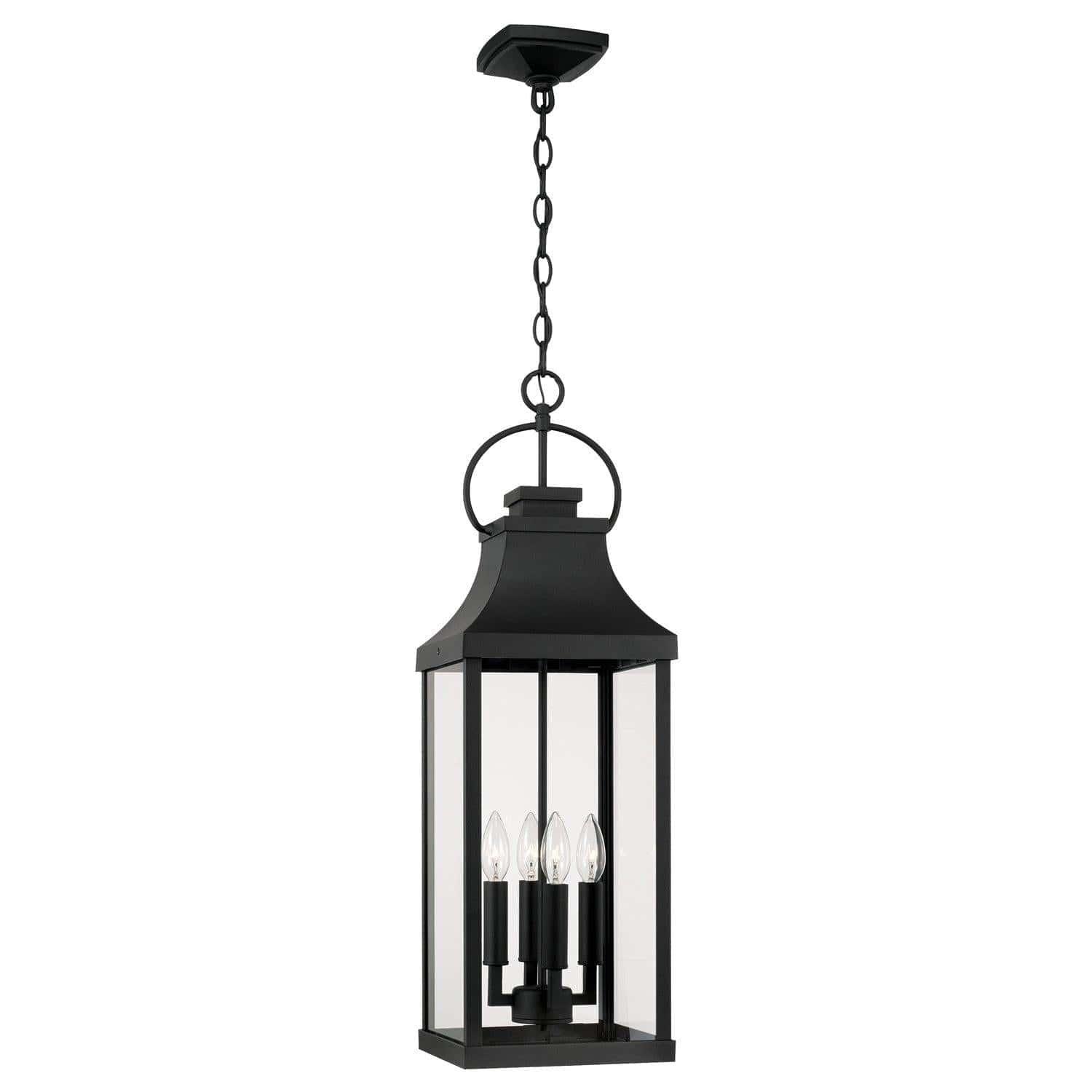 Capital Lighting Fixture Company - Bradford Outdoor Hanging Lantern - 946442BK | Montreal Lighting & Hardware