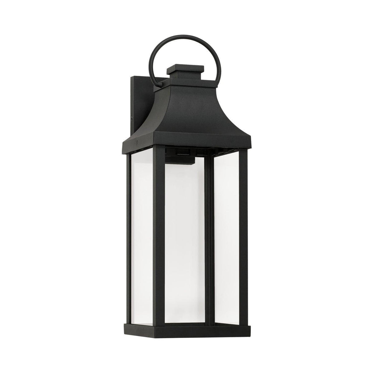 Capital Lighting Fixture Company - Bradford Outdoor Wall Lantern - 946421BK-GL | Montreal Lighting & Hardware