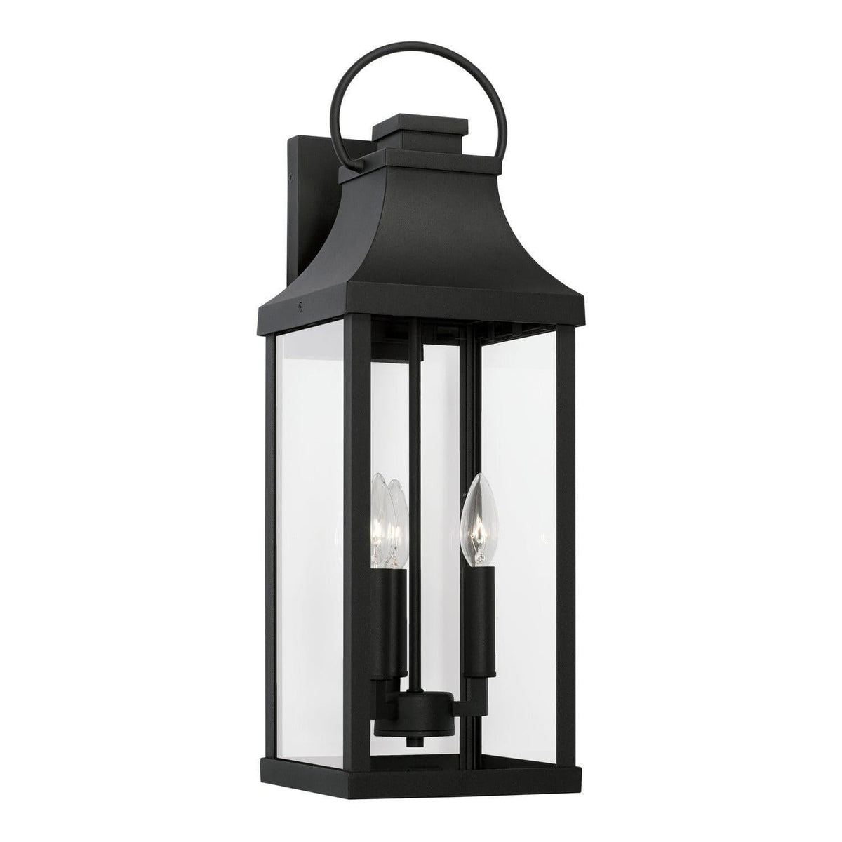 Capital Lighting Fixture Company - Bradford Outdoor Wall Lantern - 946431BK | Montreal Lighting & Hardware
