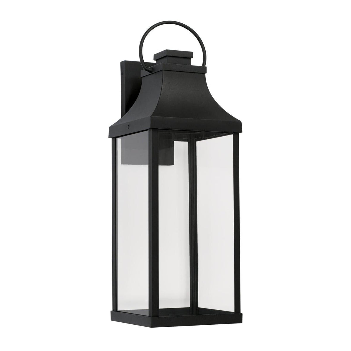 Capital Lighting Fixture Company - Bradford Outdoor Wall Lantern - 946441BK-GL | Montreal Lighting & Hardware