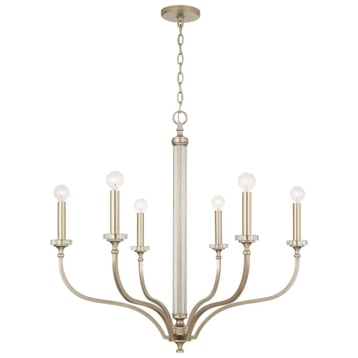 Capital Lighting Fixture Company - Breigh Chandelier - 444861BS | Montreal Lighting & Hardware