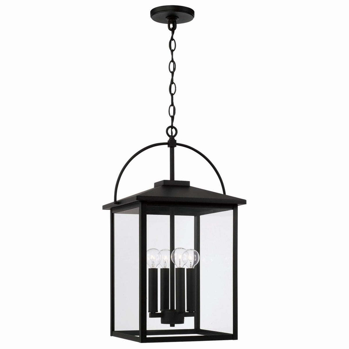 Capital Lighting Fixture Company - Bryson Outdoor Hanging Lantern - 948042BK | Montreal Lighting & Hardware