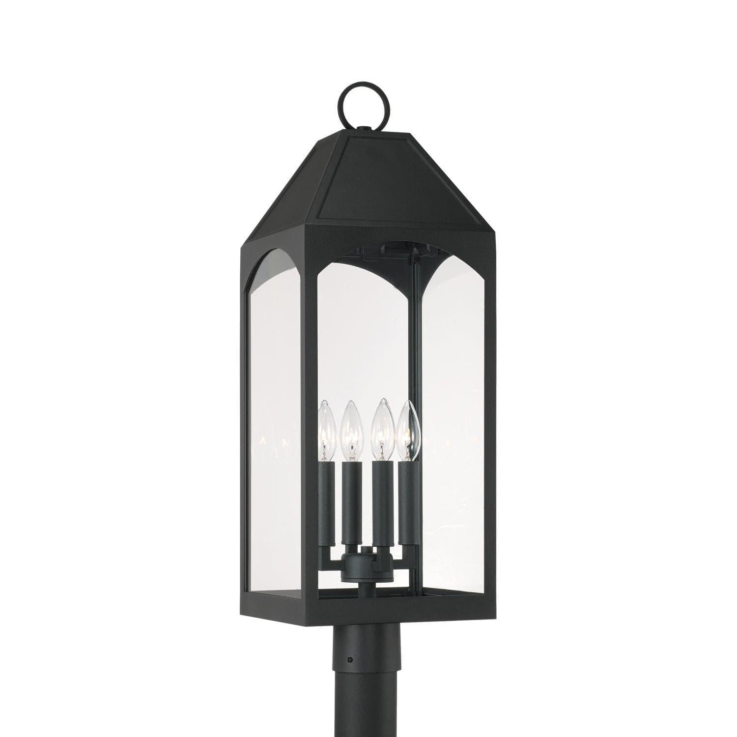 Capital Lighting Fixture Company - Burton Outdoor Post Lantern - 946343BK | Montreal Lighting & Hardware