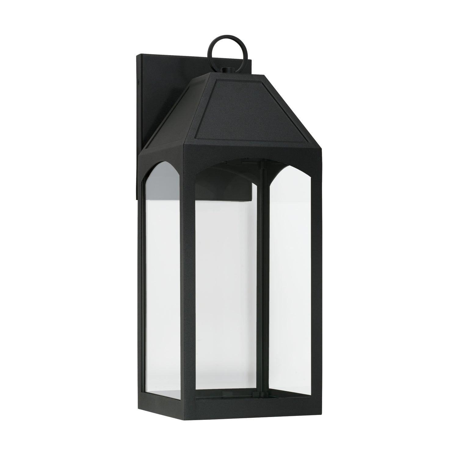 Capital Lighting Fixture Company - Burton Outdoor Wall Lantern - 946321BK-GL | Montreal Lighting & Hardware