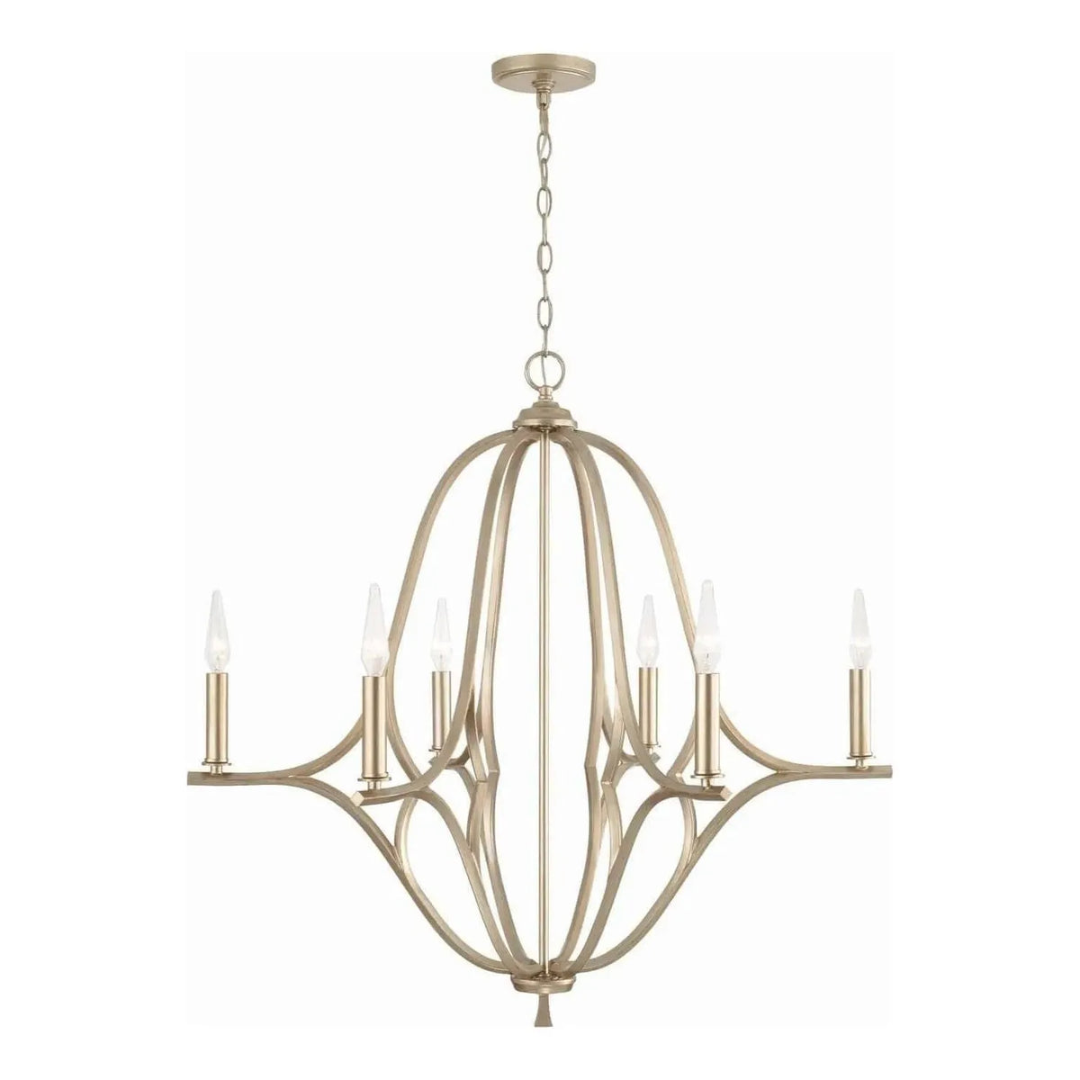 Capital Lighting Fixture Company - Claire Chandelier - 450061BS | Montreal Lighting & Hardware