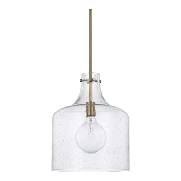 Crawford Seeded Glass Pendant
