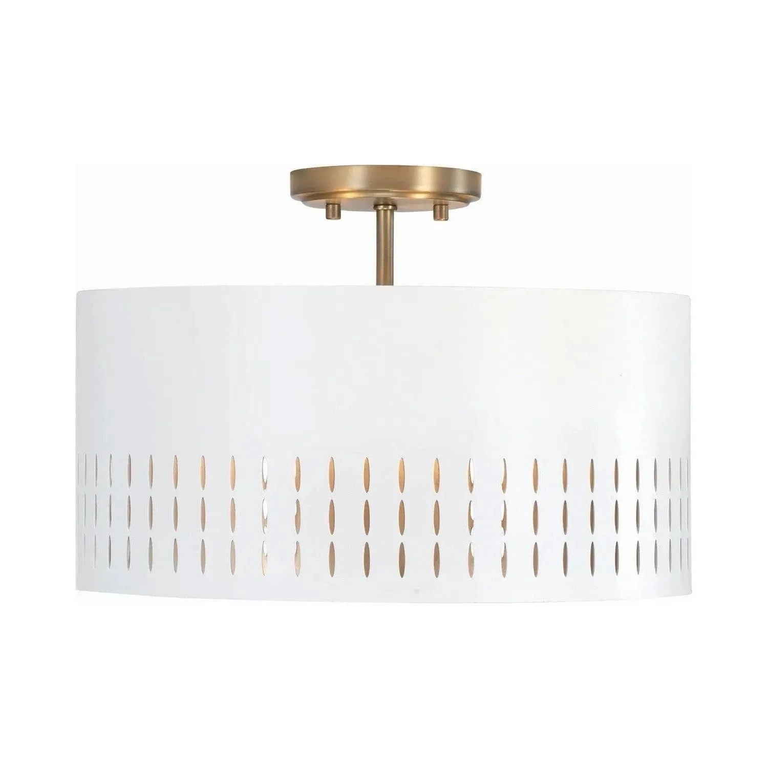 Capital Lighting Fixture Company - Dash Semi-Flush Mount - 250231AW | Montreal Lighting & Hardware