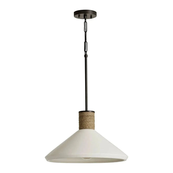 Destin Jute Cone Pendant