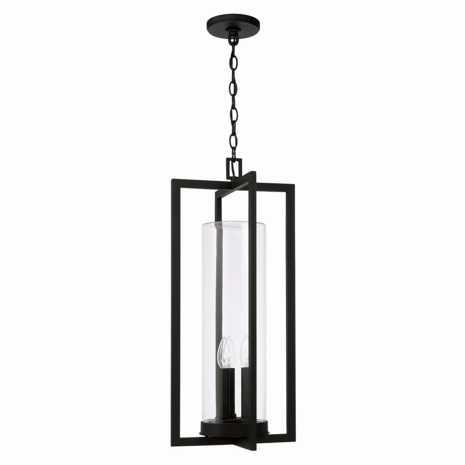 Capital Lighting Fixture Company - Kent Outdoor Hanging Lantern - 948232BK | Montreal Lighting & Hardware
