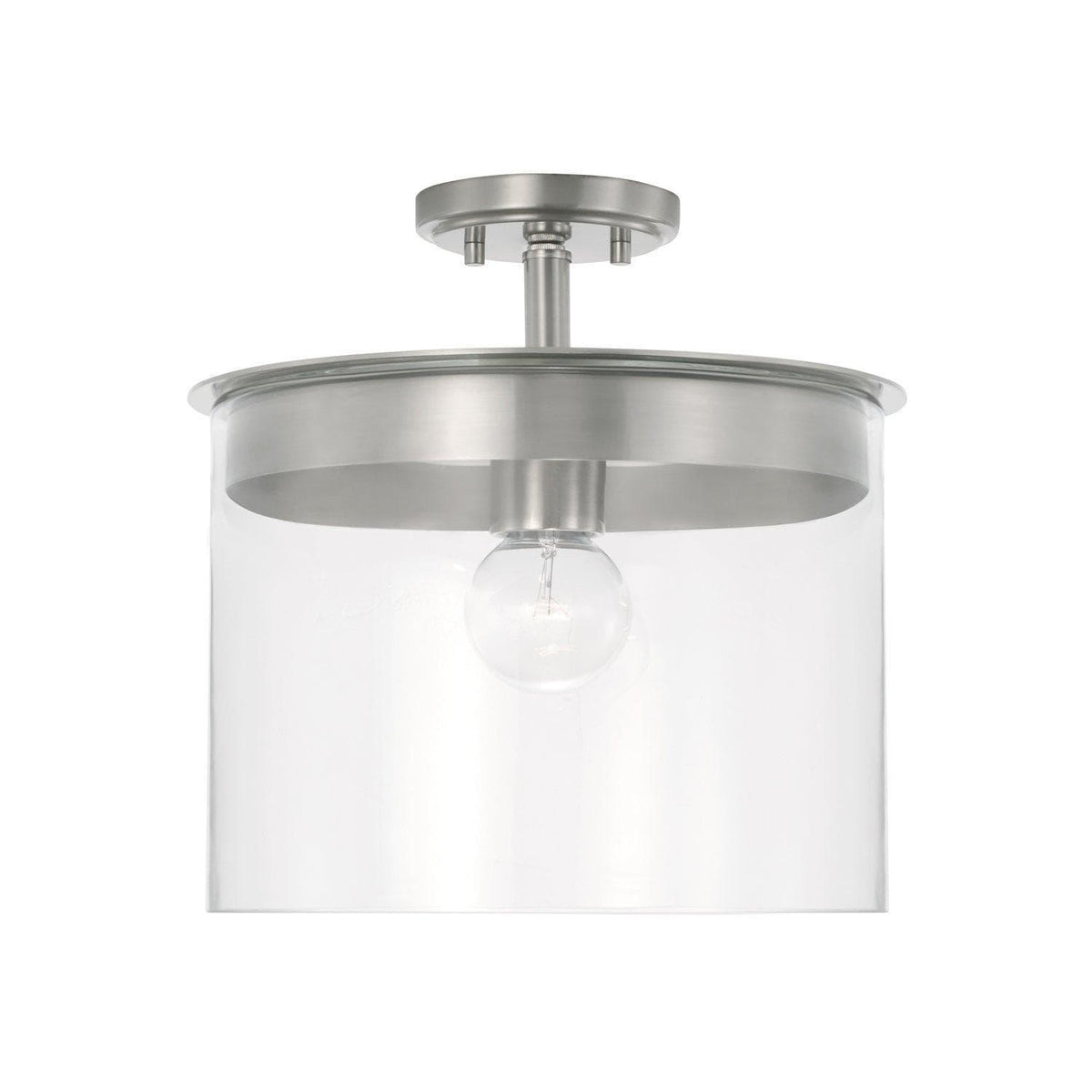 Capital Lighting Fixture Company - Mason Semi-Flush Mount - 246812BN | Montreal Lighting & Hardware