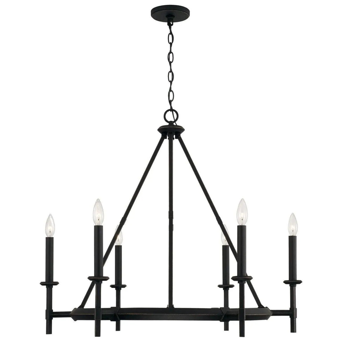 Capital Lighting Fixture Company - Ogden Chandelier - 445261IH | Montreal Lighting & Hardware