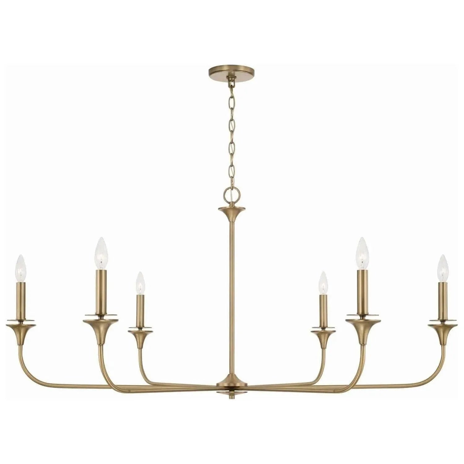 Capital Lighting Fixture Company - Presley Linear Chandelier - 448961AD | Montreal Lighting & Hardware