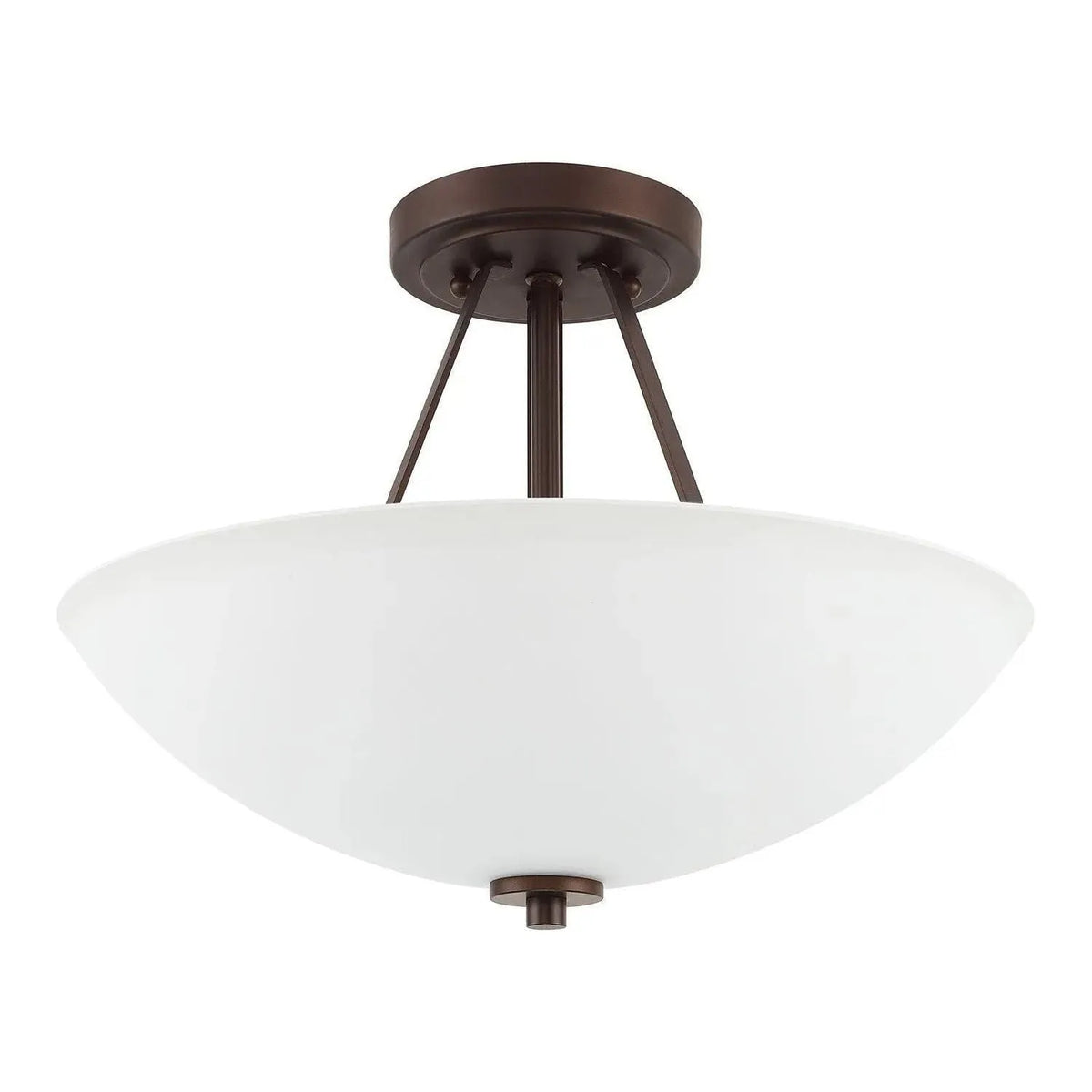 Capital Lighting Fixture Company - Stewart Semi-Flush Mount - 218921BZ | Montreal Lighting & Hardware